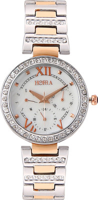 

Horra PB817FRSMP38 Reina Series White Dial Analog Watch - For Women