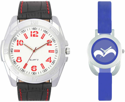 Volga VL29VT17 Exclusive Leather & Plastic Boys & Girls Combo Watch - For Men & Women