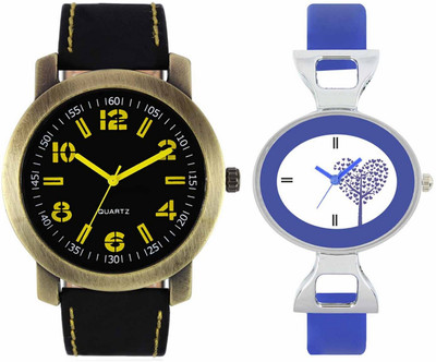 

Volga VL33VT29 Exclusive Leather & Plastic Boys & Girls Combo Watch - For Men & Women