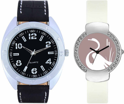 

Volga VL31VT26 Exclusive Leather & Plastic Boys & Girls Combo Watch - For Men & Women