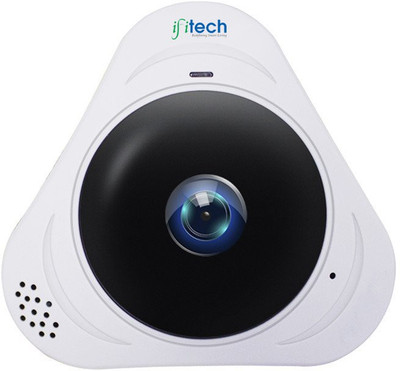 

IFITech IFITech 360 Degree Home Secutity Panoramic Wireless HD 960P IP Camera, Motion Detection, Night Vision,Two Way Audio, Monitor Office, Home, Garage, shop, Baby, Elderly or Pets Support 128GB SD card Webcam(White)