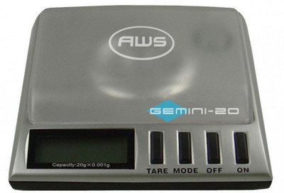

American Weigh Scales GEMINI-20 Portable MilliGram Scale Weighing Scale(Silver)