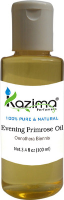 

KAZIMA Evening Primrose Cold Pressed Carrier Oil (100ML) 100% Pure Natural & Undiluted For Skin care & Hair treatment(100 ml)