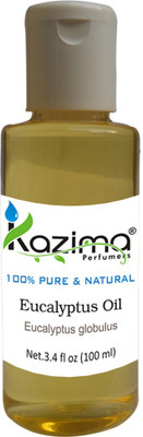 

KAZIMA Eucalyptus Essential Oil (100ML) 100% Pure Natural & Undiluted For Skin care & Hair treatment(100 ml)