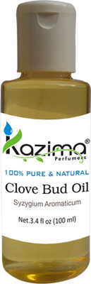 

KAZIMA Clove Bud Essential Oil (100ML) 100% Pure Natural & Undiluted For Skin care & Hair treatment(100 ml)