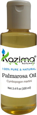 

KAZIMA Palmarosa Essential Oil (100ML) 100% Pure Natural & Undiluted For Skin care & Hair treatment(100 ml)