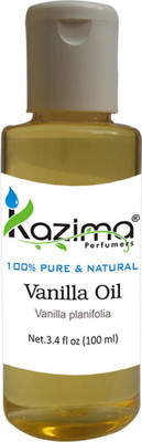 

KAZIMA Vanilla Essential Oil (100ML) 100% Pure Natural & Undiluted For Skin care & Hair treatment(100 ml)
