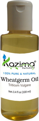 

KAZIMA WheatGerm Cold Pressed Carrier Oil (100ML) 100% Pure Natural & Undiluted For Skin care & Hair treatment(100 ml)