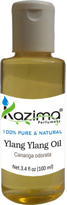 

KAZIMA Ylang Ylang Essential Oil (100ML) 100% Pure Natural & Undiluted For Skin care & Hair treatments(100 ml)