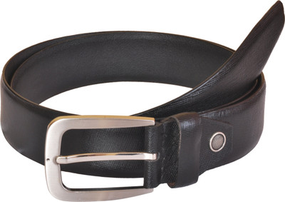 

VENER FABICA Men Black Genuine Leather Belt