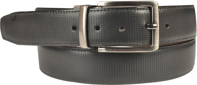 

Saugat Traders Men Casual, Party, Formal, Evening Black Artificial Leather Reversible Belt