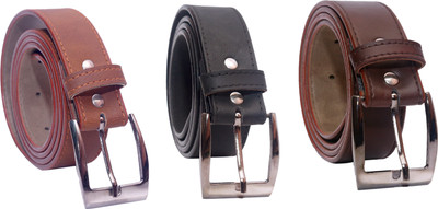 

Fashcom Men Formal Multicolor Artificial Leather Belt, Multi