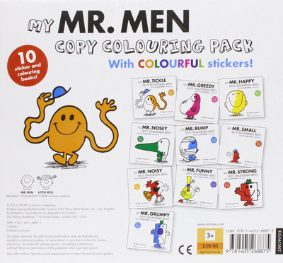 Mr Men 10 copy colouring Boxset(English, Paperback, Roger Hargreaves)