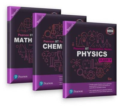 Pearson IIT Foundation Series for Class 9 (Set of 3)(English, Paperback, Trishna's)
