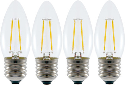 Origin 3 W Basic Candle E27 LED Bulb(White, Pack of 4)