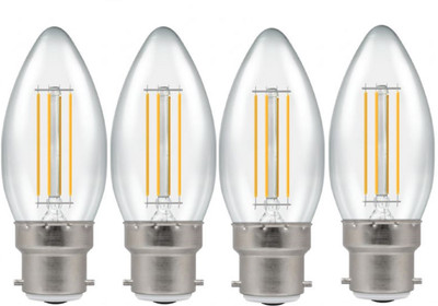 Origin 6 W Basic Candle B22 LED Bulb(White, Pack of 4)