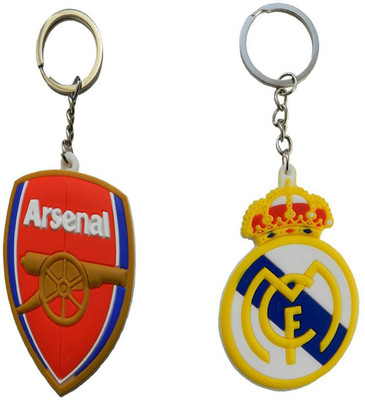 

MGP Fashion Football Club Sports Synthetic PVC RubbeR Keychain ComboNO.171 Key Chain(Multicolor)