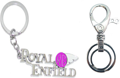 

MGP Fashion Royal Enfield Motorcycles Gold Metal Design Hook Locking Locking Key Chain combo no. 189 Locking Key Chain(Multicolor)