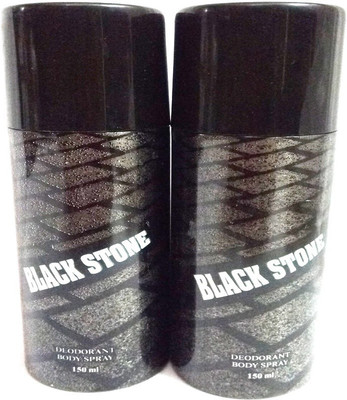 

Black Stone Deodrant Body Spray Body Spray - For Men(300 ml, Pack of 2)