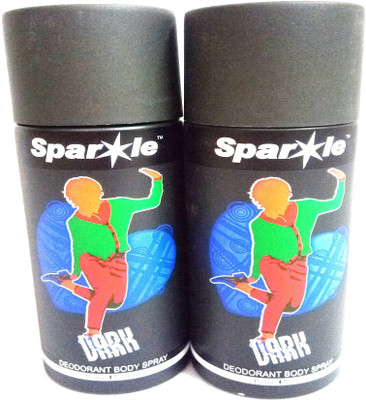 

Sparkle Dark Body Spray - For Men(300 ml, Pack of 2)