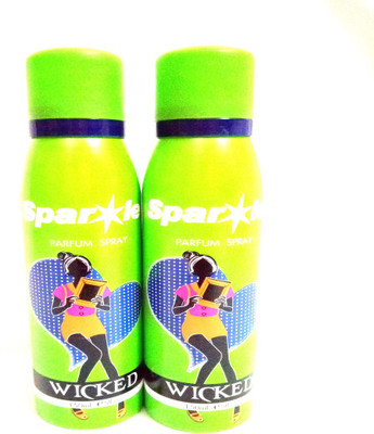 

Sparkle Wicked Body Spray - For Women(300 ml, Pack of 2)