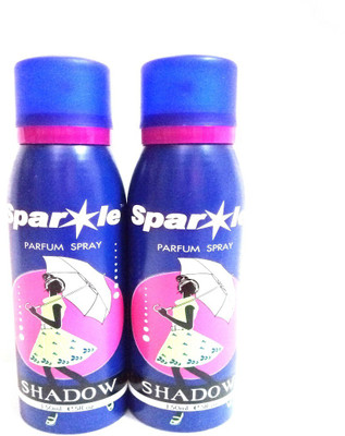 

Sparkle Shadow Body Spray - For Women(300 ml, Pack of 2)