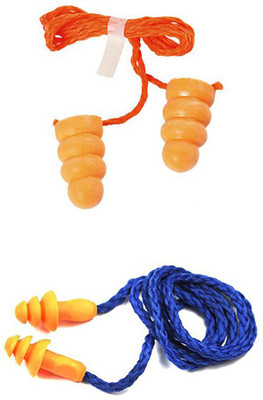 

Arex 3M 1130 (PACK OF 3) DISPOSABLE EAR PLUG WITH 3M 1270 (PACK OF 3) REUSABLE, CORDED Ear Plug(Orange)