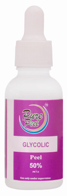 

pure peel Purepeel Glycolic 50 % Peel For Pigmentation,Scars,Wrinkles,Sun Tan. Face Peel 30 ml(30 ml)