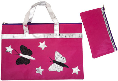 

Lill Pumpkins Nylon Document Folder(Set Of 2, Pink)