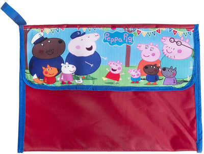 

Lill Pumpkins Nylon Red Peppa Pig Envelope Folder(Set Of 1, Multicolor)