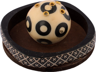 

eCraftIndia Wooden Incense Holder(Brown)