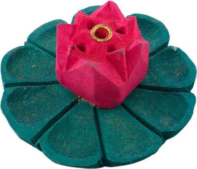 

eCraftIndia Wooden Incense Holder(Green)