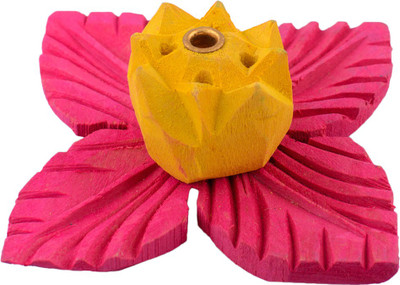 

eCraftIndia Wooden Incense Holder(Yellow)