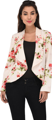 PURYS Full Sleeve Floral Print Women Jacket