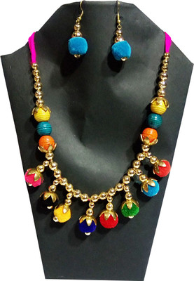 salvusappsolutions Fabric Jewel Set(Multicolor)