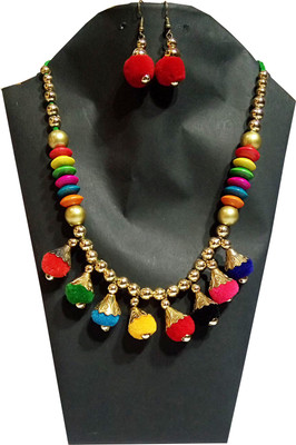 salvusappsolutions Fabric Jewel Set(Multicolor)