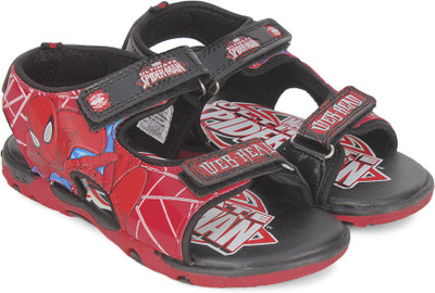 

Spiderman Boys Velcro Sports Sandals(Red, Red/grey