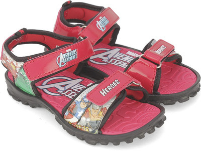 

Avengers Boys Velcro Sports Sandals(Red