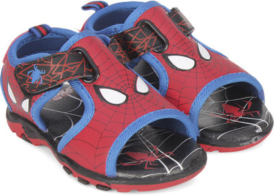 

Spiderman Boys Velcro Sports Sandals(Red, Red/blue
