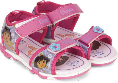 

Dora Girls Velcro Sports Sandals(Pink