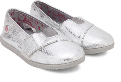 

Barbie Girls Velcro Walking Shoes(Silver
