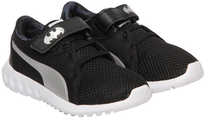 

Puma Boys & Girls Lace Sneakers(Black, Black- silver