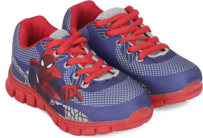 

Spiderman Boys Lace Walking Shoes(Red, Red royal blue