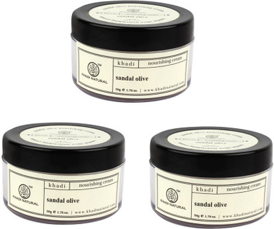 

Khadi Natural Herbal Sandal Olive Nourshining Cream(150 g)