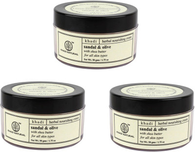 

Khadi Natural Herbal Sandal & Olive Face Nourishing Cream SLS & Paraben Free(150)
