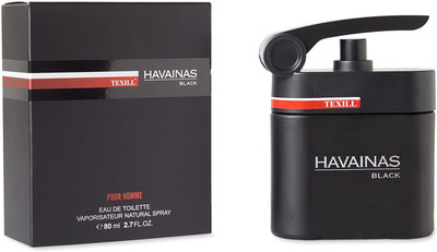 

Texill Black Havainas Perfume for Men Eau de Toilette - 80 ml(For Men)