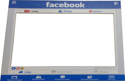 

Atpata Funky Frame-Facebook Photo Booth Board(Party)