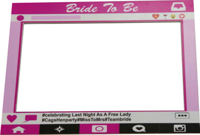 

Atpata Funky Frame-BrideToBe Photo Booth Board(Bachelorette)