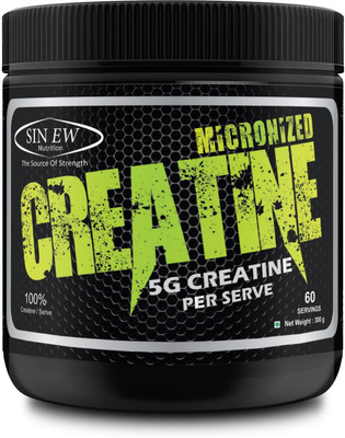 

Sinew Nutrition Micronised Monohydrate Creatine(300 g, Unflavored)