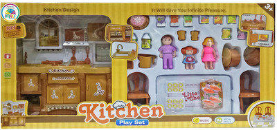 

Smiles Creation Happy Family Members and Kitchen Set with Lights and Sound Toys for Kids (Size - Big)